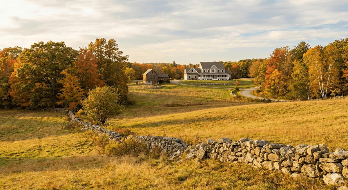 Middleton Massachusetts rural landscape